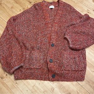 Balloon sleeve cardigan